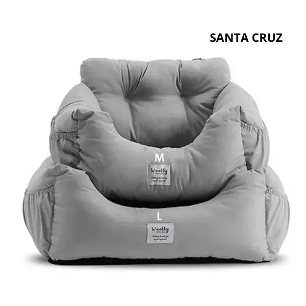 dog bed santa cruz light blue