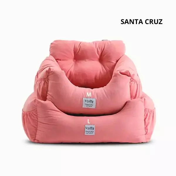 dog bed santa cruz pink