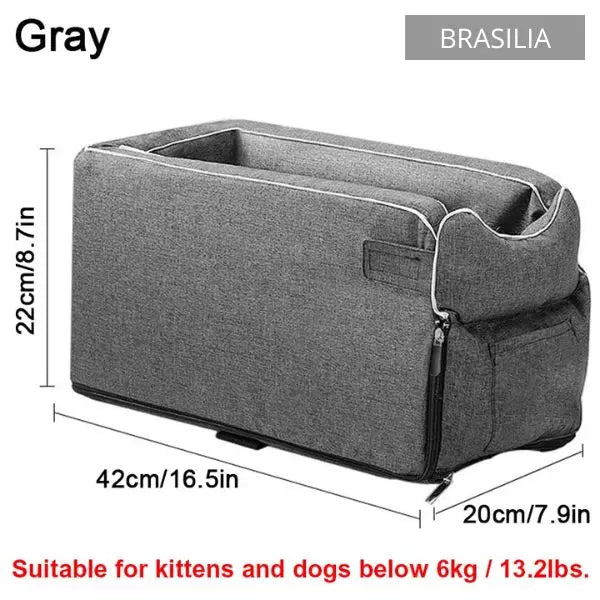 Dog Car Cover Brasilia grey