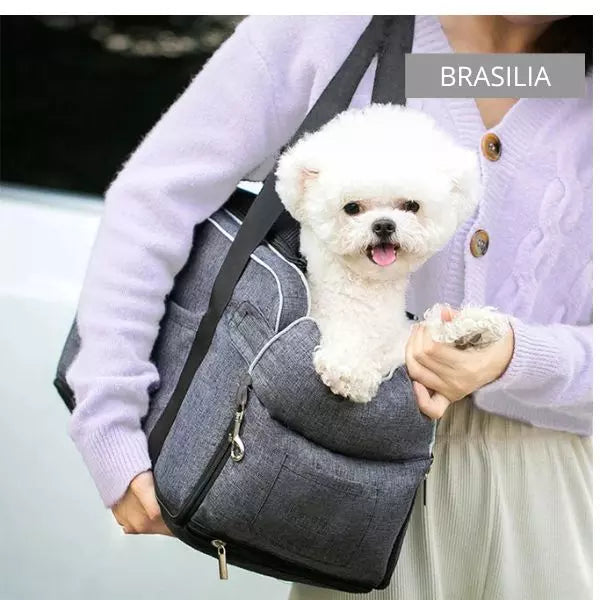 Dog Car Cover Brasilia grey 1