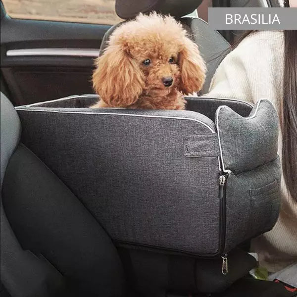 Dog Car Cover Brasilia grey 4