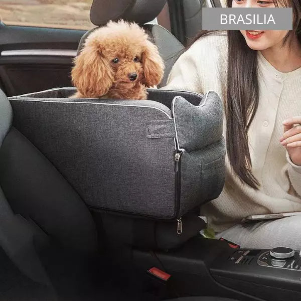 Dog Car Cover Brasilia grey 6