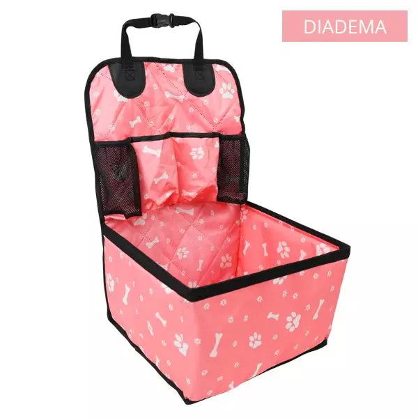 dog car cover diadema pink