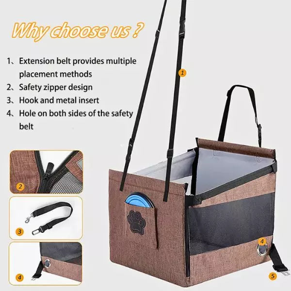dog car seat rio bag