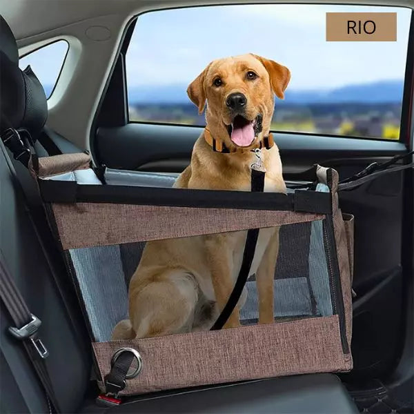 dog car seat rio brown