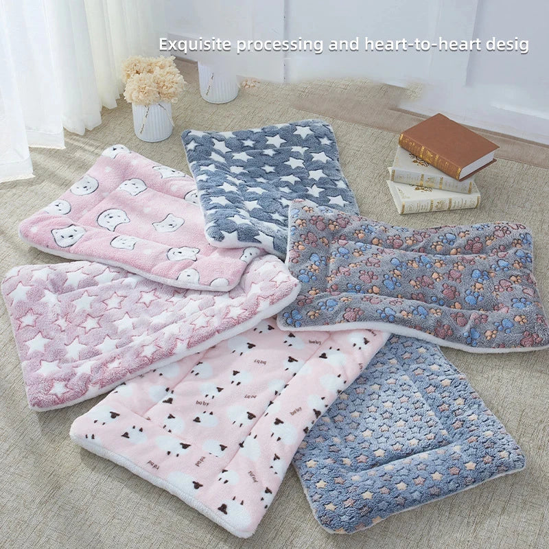 Soft Flannel Dog & Cat Bed