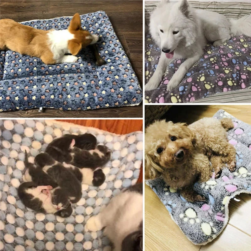 Soft Flannel Dog & Cat Bed