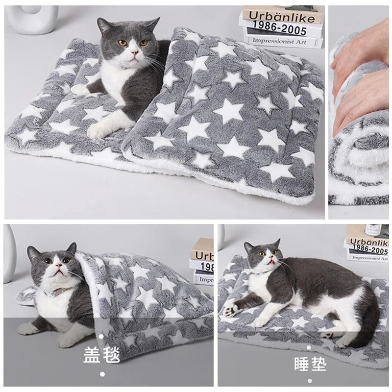 Soft Flannel Dog & Cat Bed