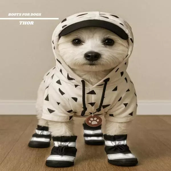 boots for dogs black 1