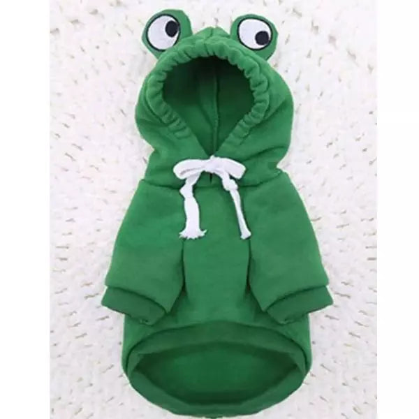 dog clothes hoodies froggy 1