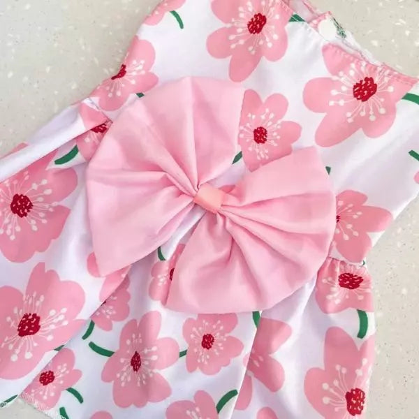 dog dress pink 2