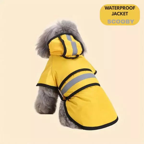 dog raincoats max yellow 1