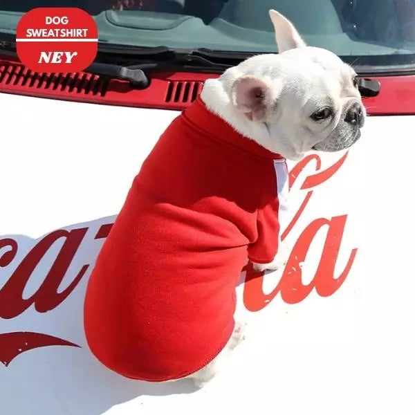 dog sweatshirt ney red 1