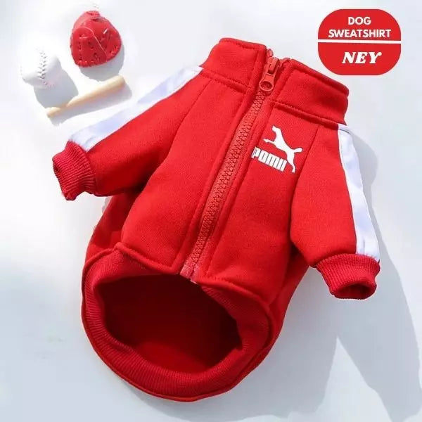 dog sweatshirt ney red piece