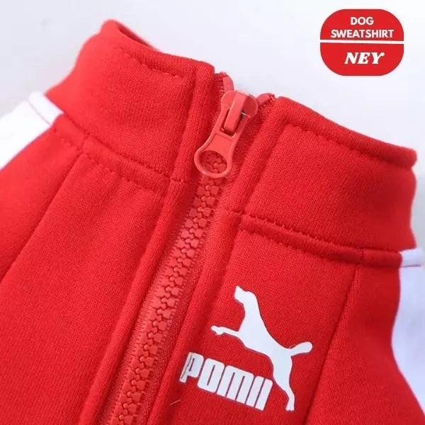 dog sweatshirt ney red shirt