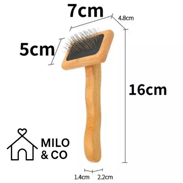 Miloco Wooden Comb for Dogs and Cats