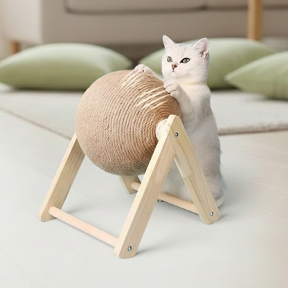 Cat Scratching Ball – Natural Sisal Furniture Protector