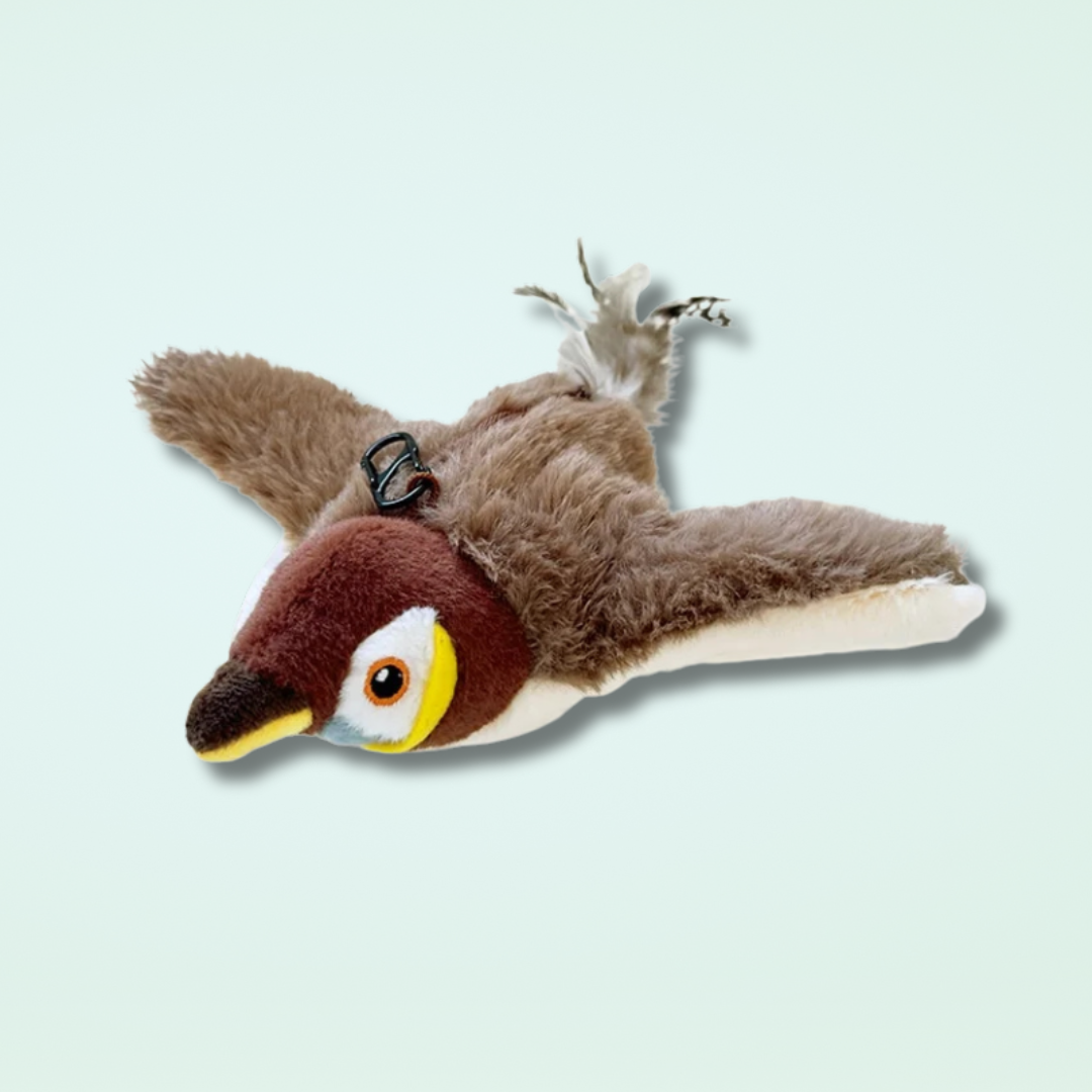 Flying Bird Cat Toy with Catnip for Exercise & Fun