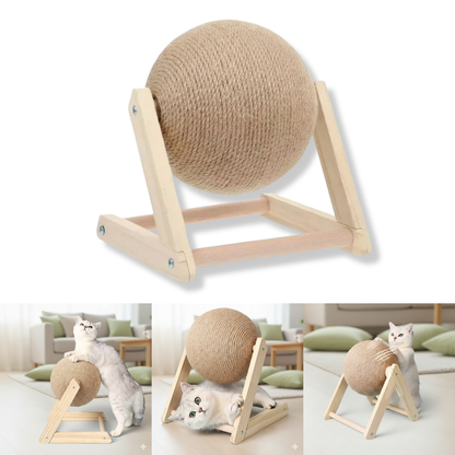 Cat Scratching Ball – Natural Sisal Furniture Protector
