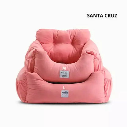 dog bed santa cruz pink