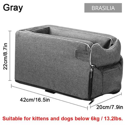 Dog Car Cover Brasilia grey