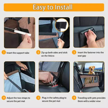 dog car seat rio install