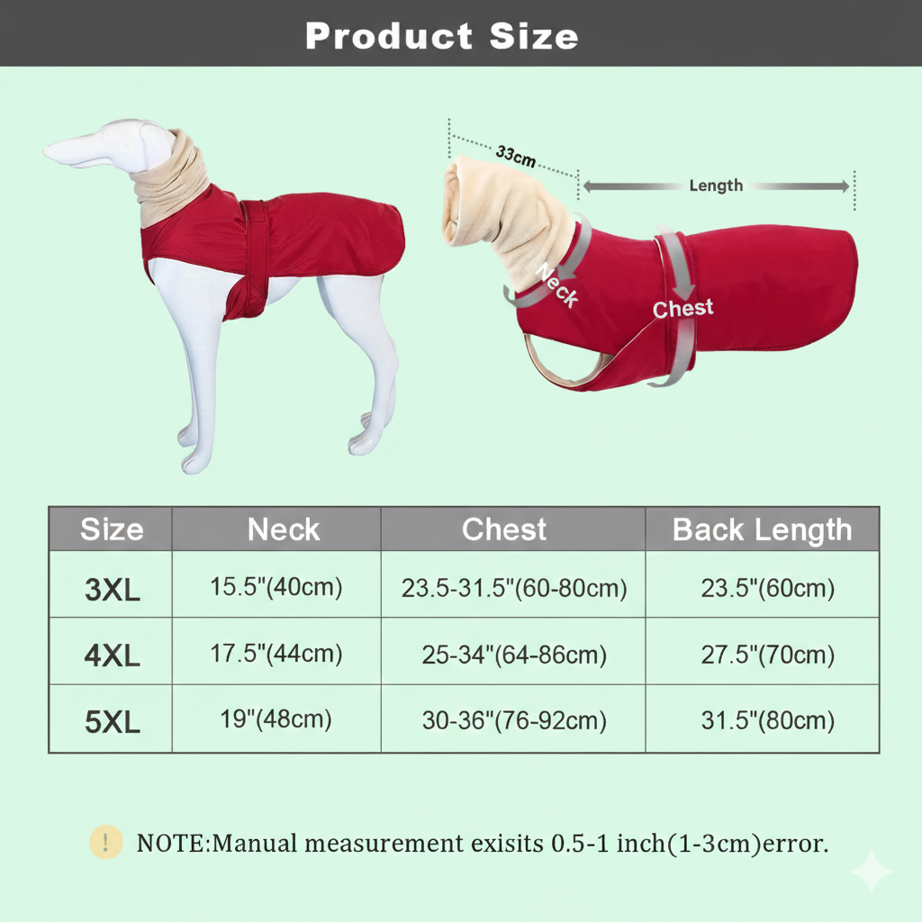 Waterproof Dog Coat for Warm and Comfortable Walks