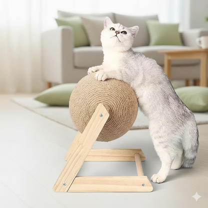 Cat Scratching Ball – Natural Sisal Furniture Protector