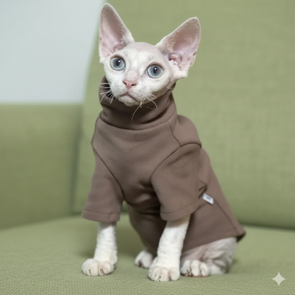 Premium Cotton Sphynx Cat Clothes | Warm, Soft & Skin-Safe Clothing for Hairless Cats