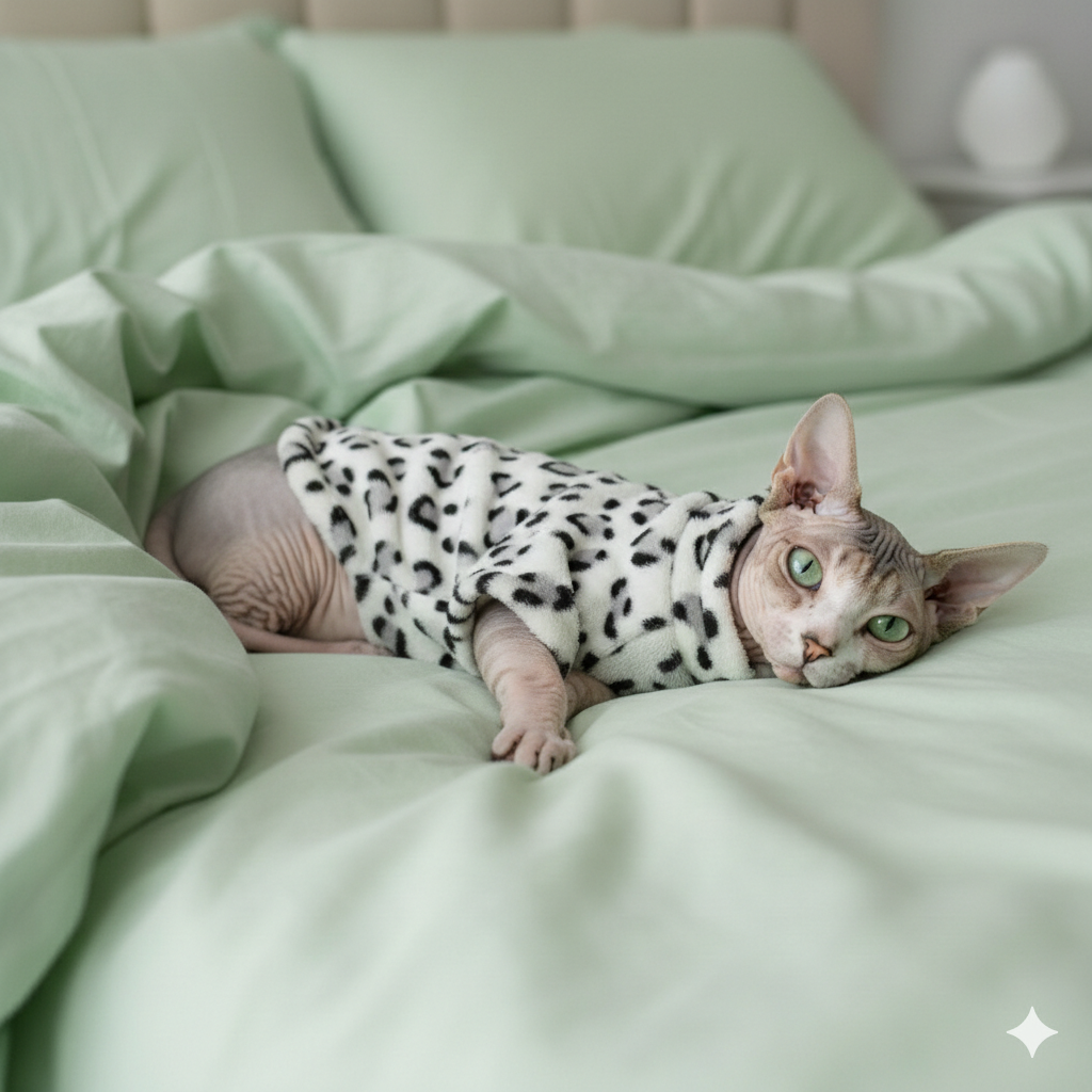 Ropa para gatos con estampado de leopardo | Moda elegante para mascotas | Miloco