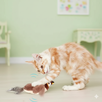 Flying Bird Cat Toy – Interactive Catnip Hunting Toy