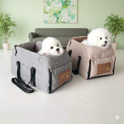 Dog Car Seat Bed with Safety and Travel Comfort