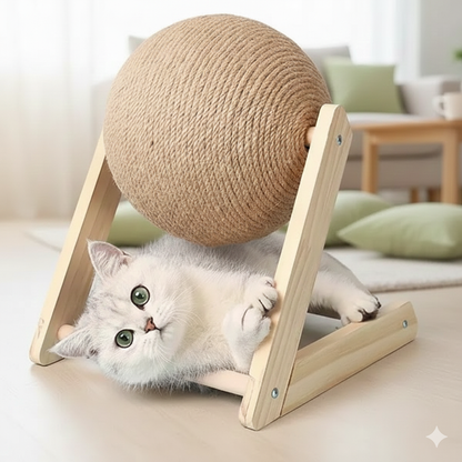Cat Scratching Ball – Natural Sisal Furniture Protector