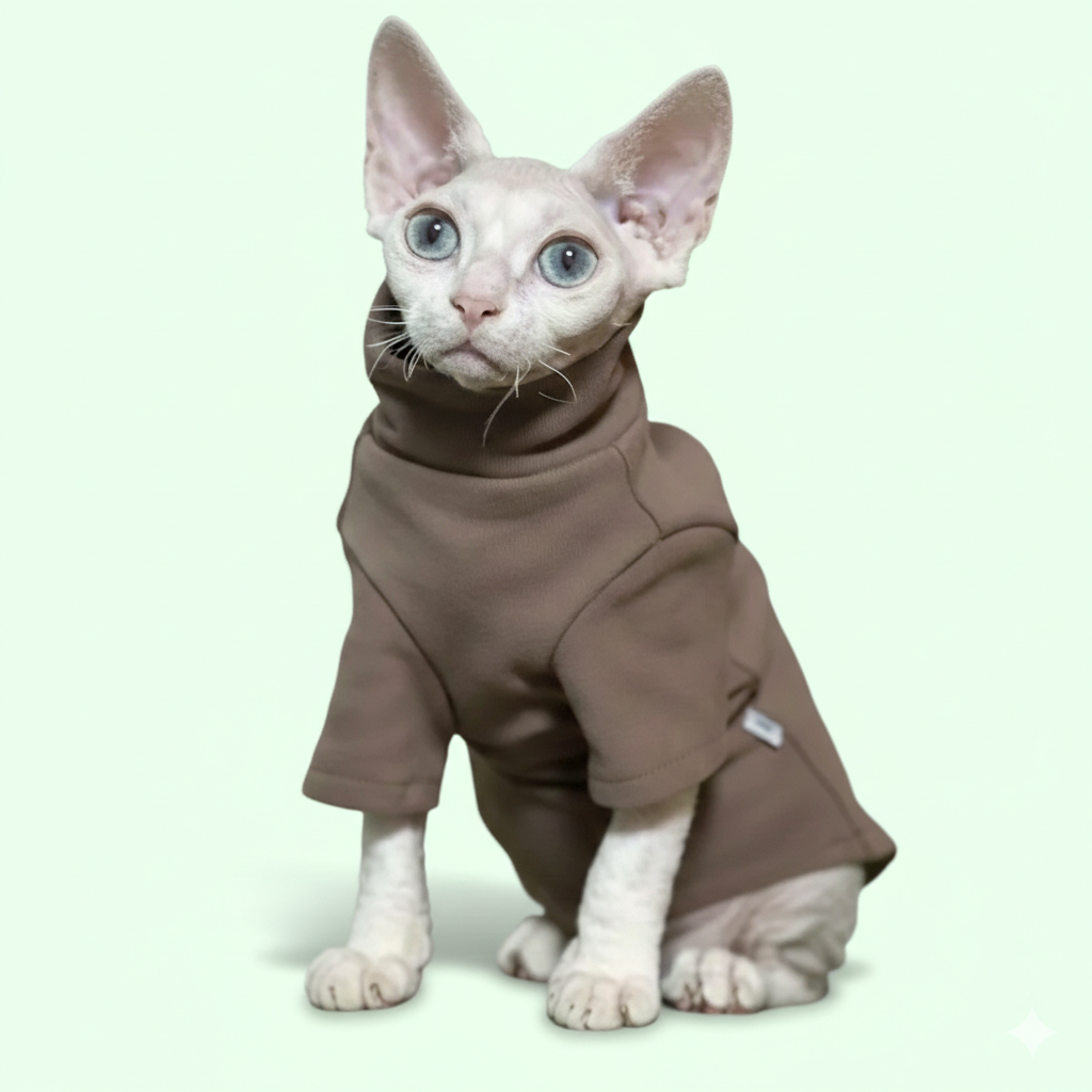 Vêtements pour chats Sphynx en coton de qualité supérieure – Chauds et doux