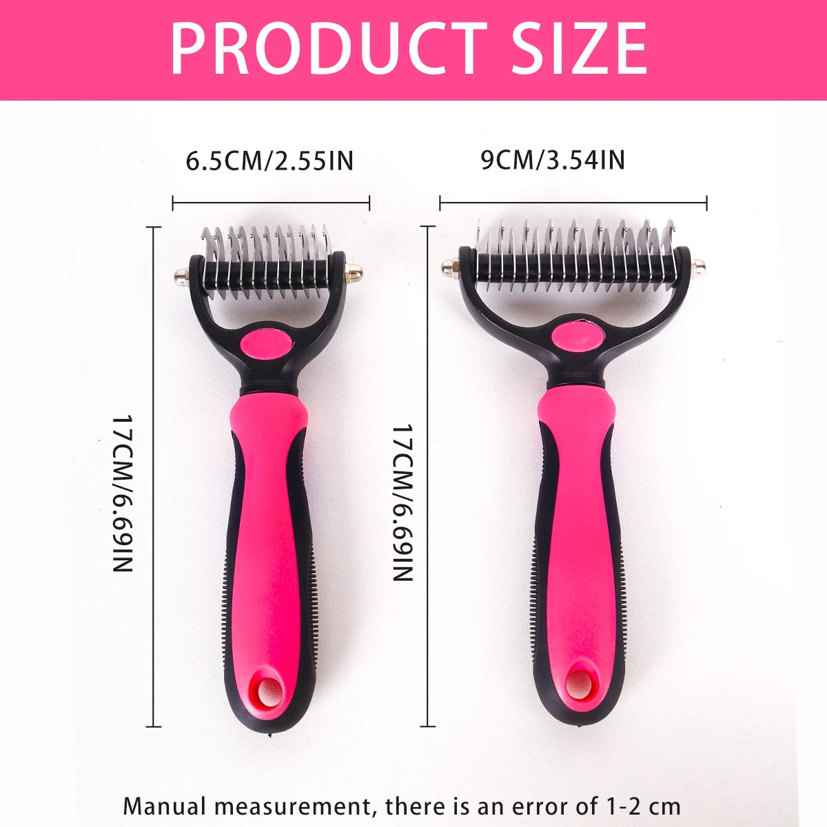 Pet Comb Size