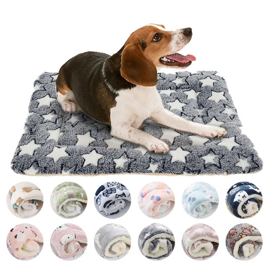 Soft Flannel Dog & Cat Bed