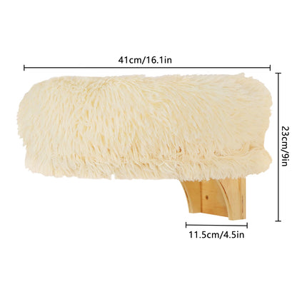 Wooden Wall Cat Bed – Warm & Elevated Comfort