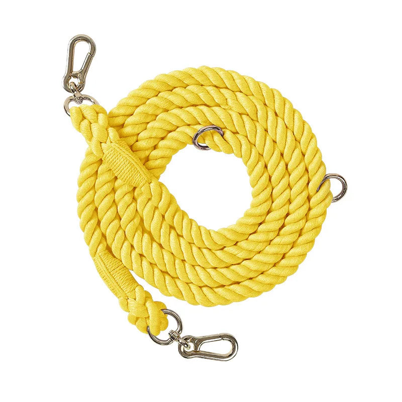 Colorful Cotton Dog Leash – Secure & Stylish Walks