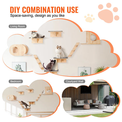Modular Wall Cat Furniture – Fun Vertical Living - Miloco