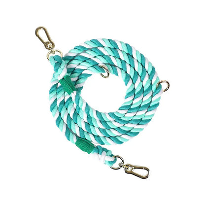 Colorful Cotton Dog Leash – Secure & Stylish Walks
