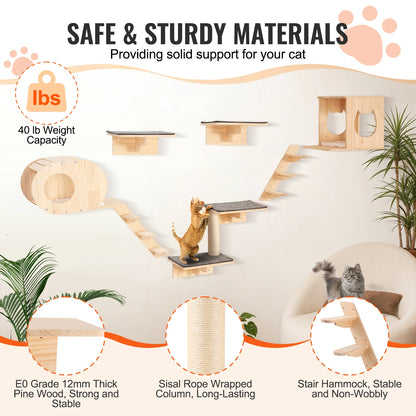Modular Wall Cat Furniture – Fun Vertical Living - Miloco