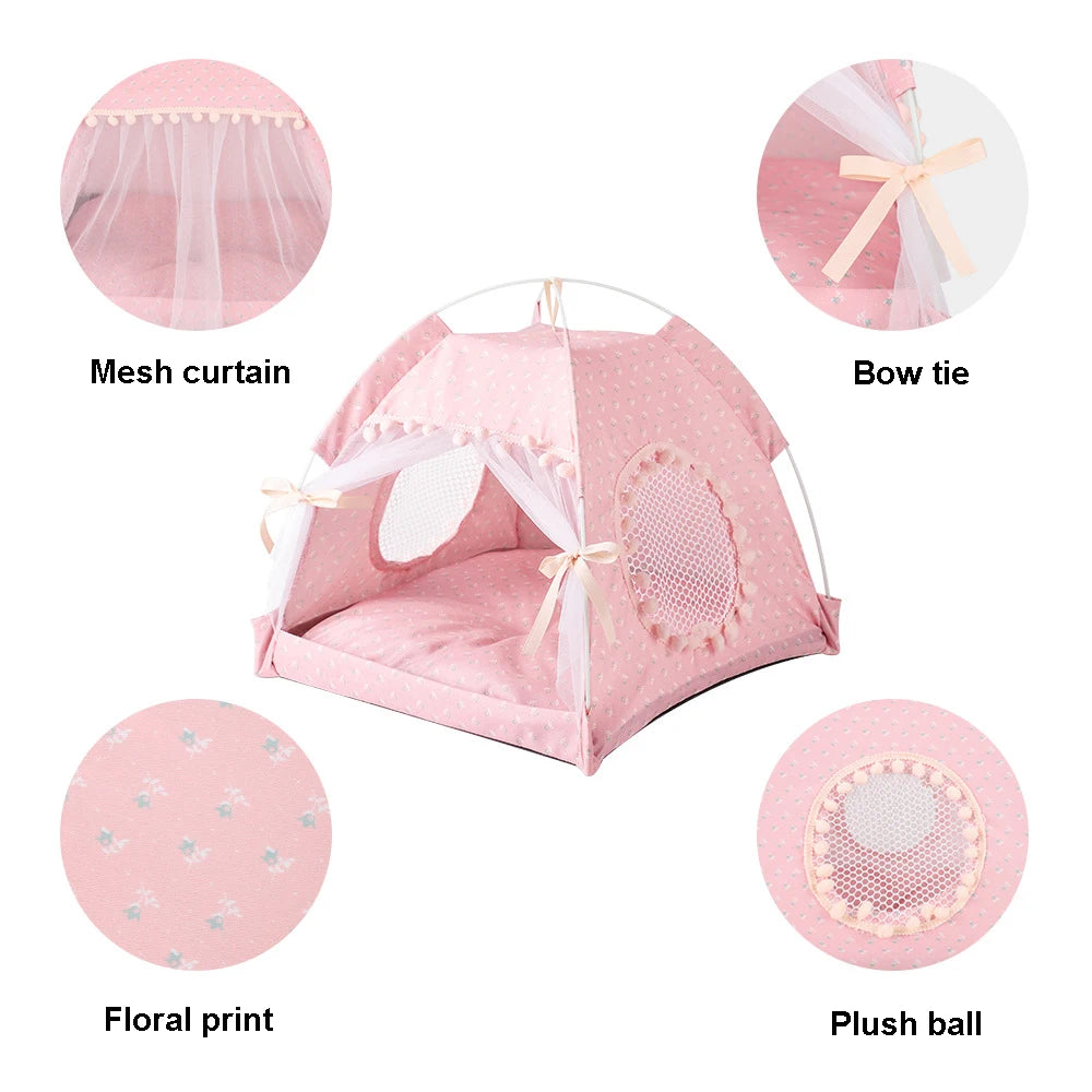 Cat Tent Haven™ – Stylish Sleep & Hideaway Bed