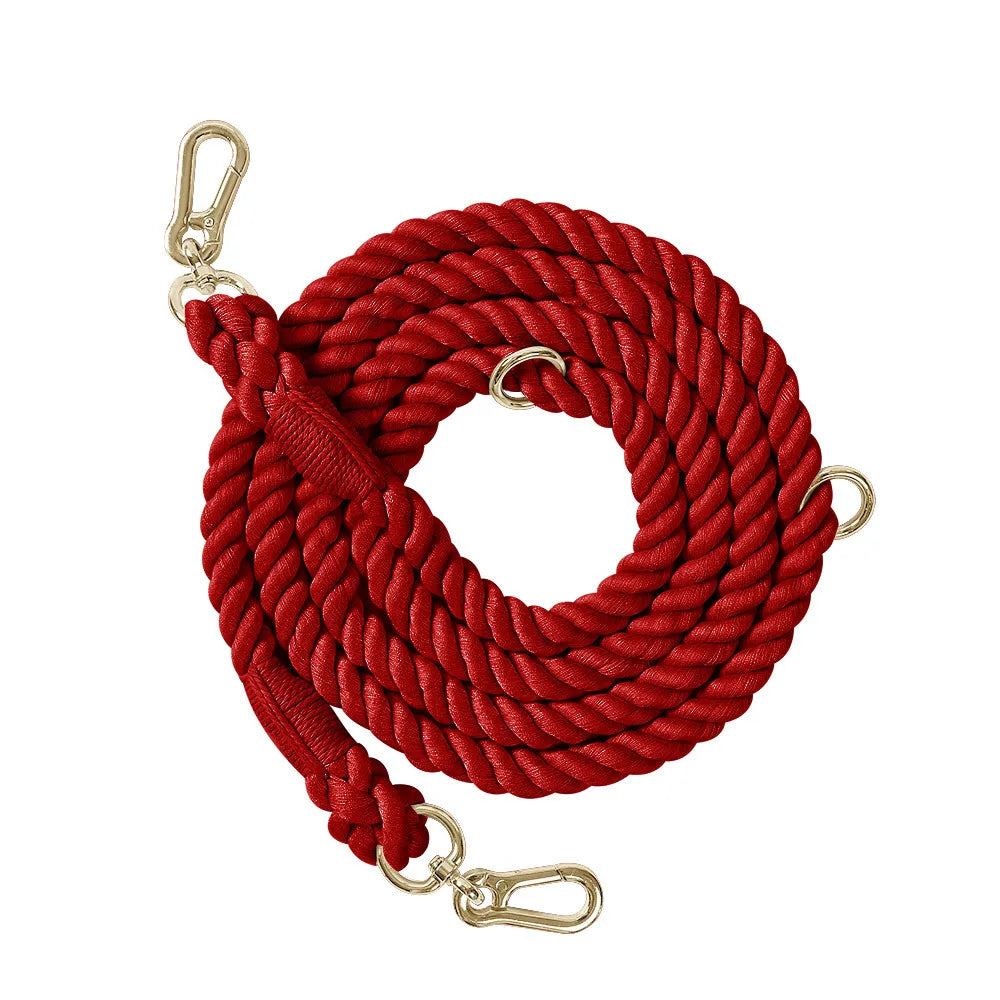 Colorful Cotton Dog Leash – Secure & Stylish Walks
