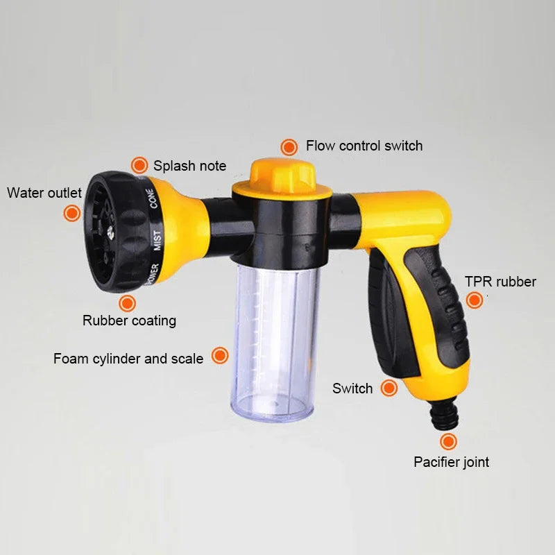 Pet Foam Sprayer Gun – Quick Rinse & Easy Cleaning