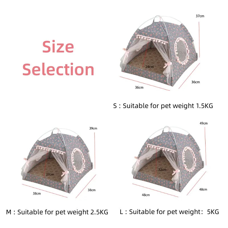 Cat Tent Haven™ – Stylish Sleep & Hideaway Bed