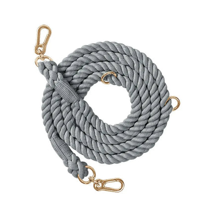 Colorful Cotton Dog Leash – Secure & Stylish Walks
