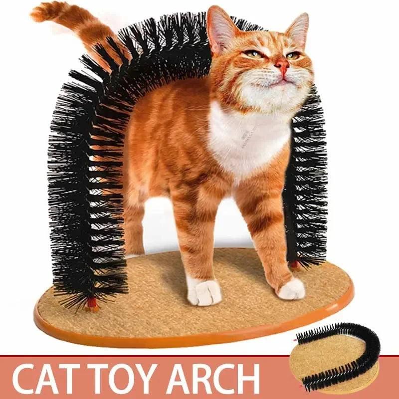 FelineSpa™ Self-Grooming Arch – Massage & Interactive Play