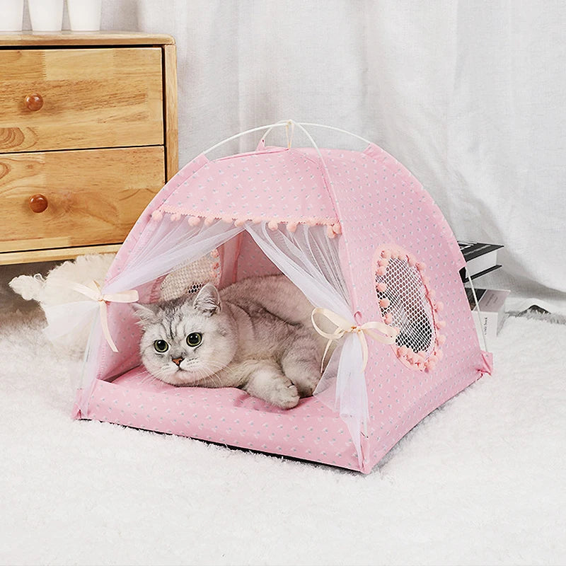 Cat Tent Haven™ – Stylish Sleep & Hideaway Bed