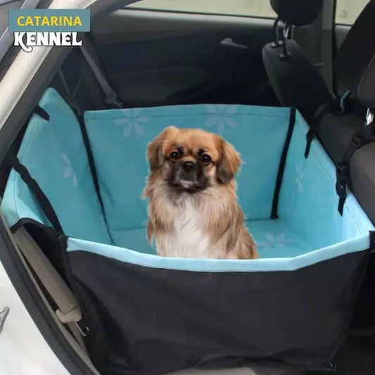 dog car seat catarina blue