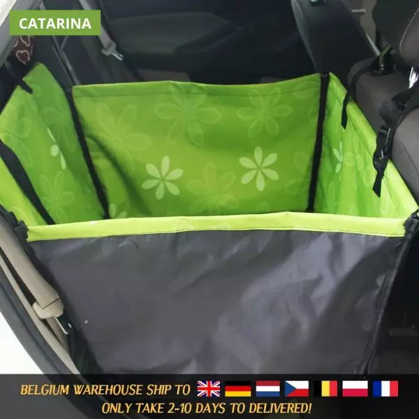 dog car seat catarina green